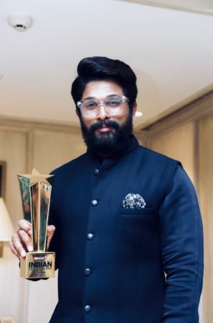 Allu Arjun receives Indian of the year award