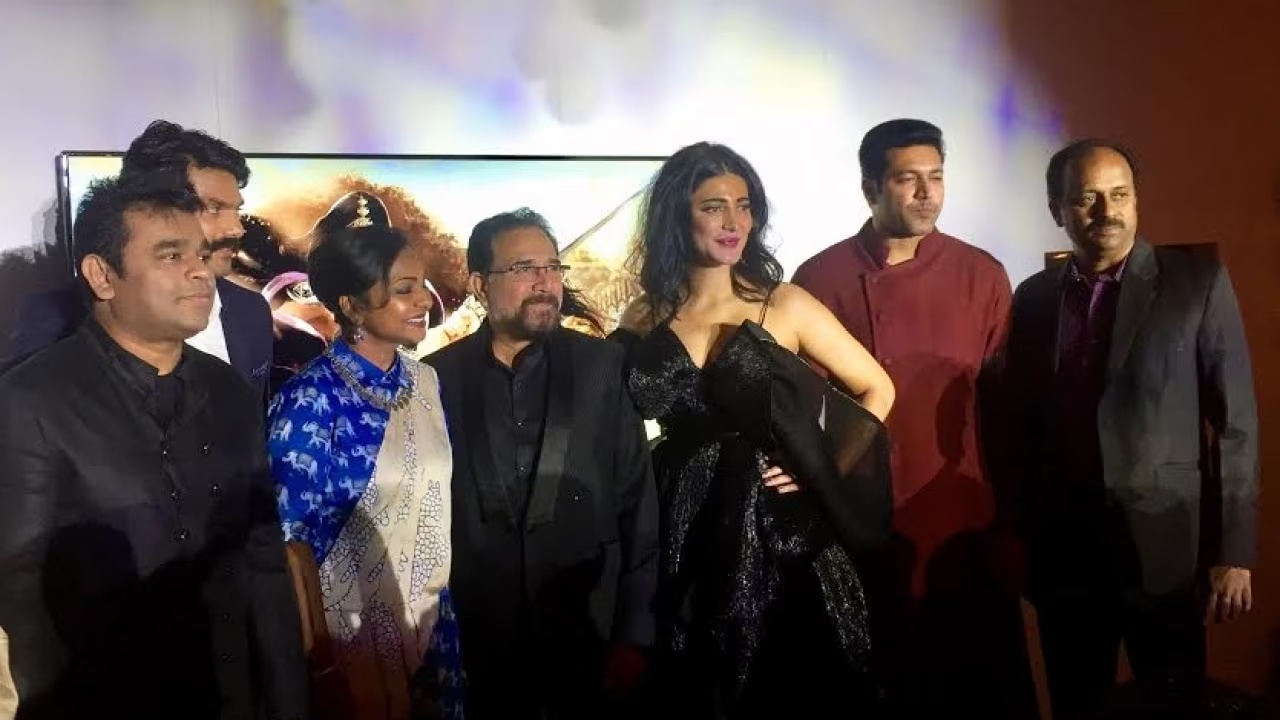 Arya, Jayam Ravi, Shruti Haasan, AR Rahman, and Sundar C at 72 Cannes Film Festival