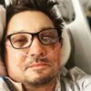Jeremy Renner's pic after the surgery