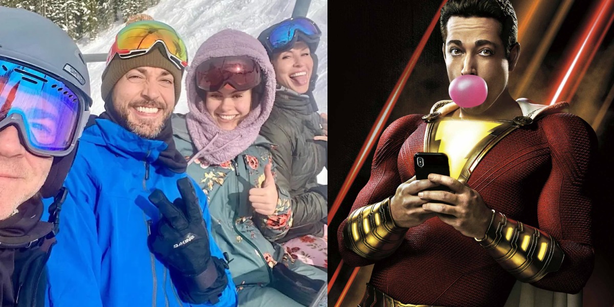 Shazam actor enjoying his vacation with DC co CEO Peter Safran's family