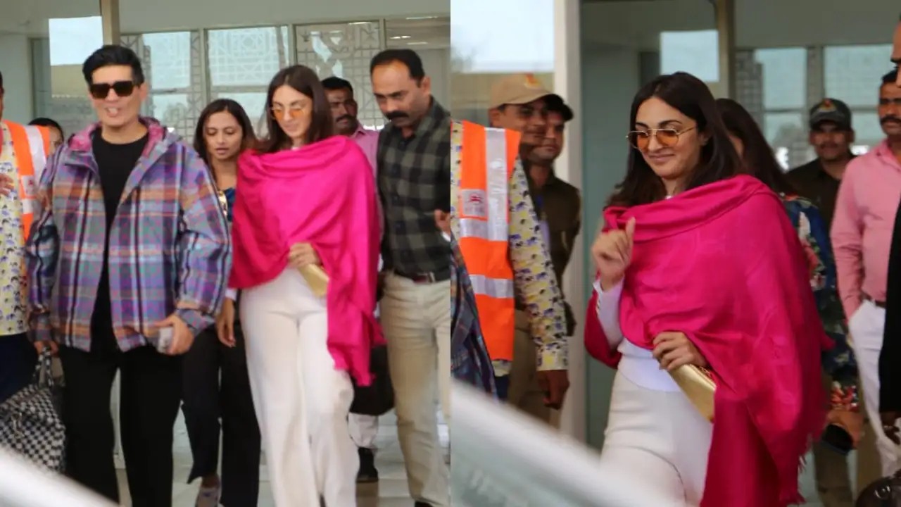 Bride-to-be Kiara Advani lands on Jaisalmer with Manish Malhotra!