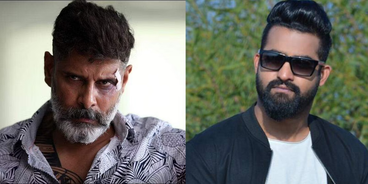 Chiyaan Vikram, to play the villain against Jr NTR in a mega project?